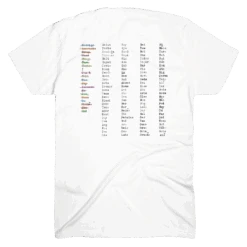 Tutti-Frutti White T-Shirt 8 Tutti-Frutti White T-Shirt -Cheap Band Tees Vinyl Store tuttiback