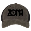 ZONA Washed Black Hat