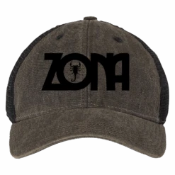 ZONA Washed Black Hat