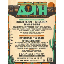 ZONA Music Festival 18x24 Lineup Poster
